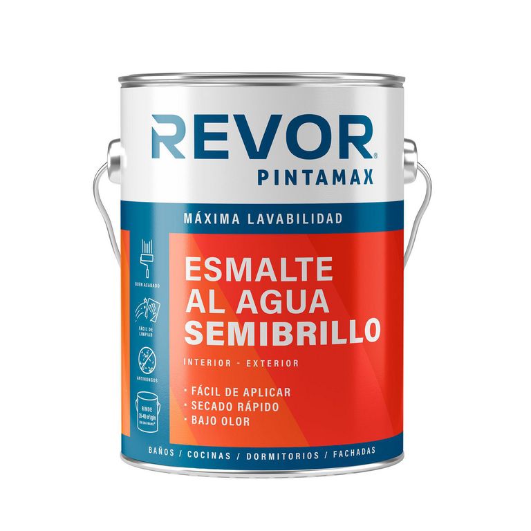 Esmalte al Agua 3.785 l Semibrillante Blanco