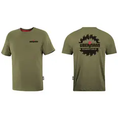 UBERMANN - Polera Manga Corta Hombre Verde XL