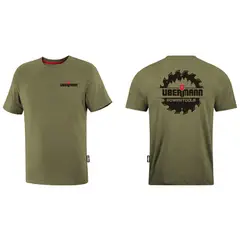 UBERMANN - Polera Manga Corta Hombre Verde L