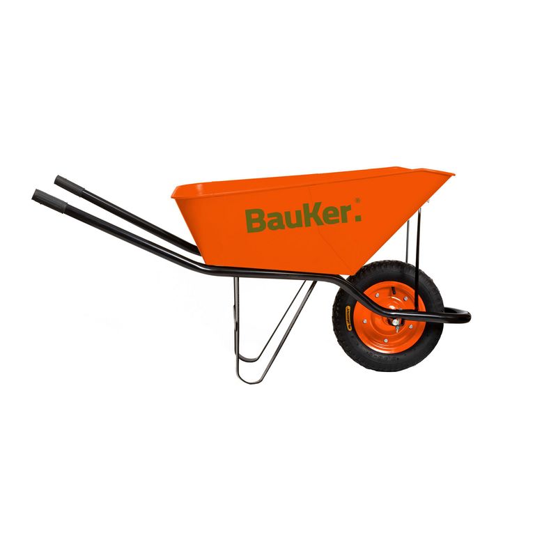 Carretilla Concretera 90L Con Rueda Neumática 3.50-8"