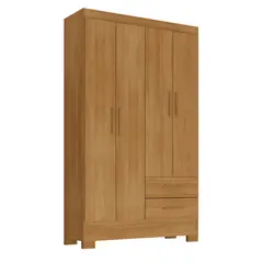 MOBILFRANK - Closet 4 Puerta(s) 2 Cajón(es) 3 Repisa(s) 90.6x180x35 cm