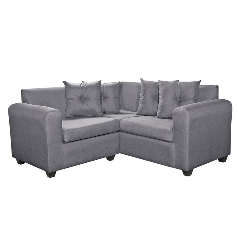 Seccional 3 cuerpos Gramados 160x78x160 cm Gris