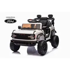 KIDSCOOL - Camioneta Blanca Ford Bronco 12V2 Motores