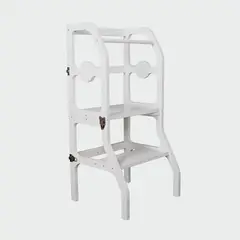 KIDSCOOL - Torre aprendizaje/mesa Montessori 40x91.5x43.5 cm Blanco