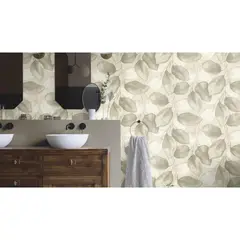 RASCH - Papel Mural Hojas 659870 5 m2 aproximadamente