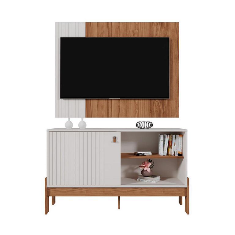 Panel Rack TV 42" Zen Café Beige 120x160x30 cm