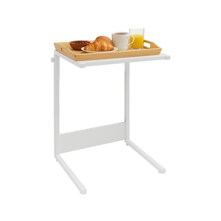 Mesa portátil Porter Blanco 40x43.3x71.5 cm