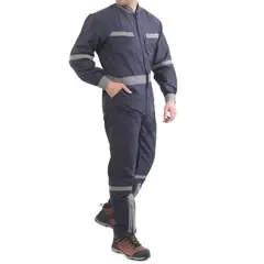 GENERICO - Overol Poplin con Cinta Azul, Talla M