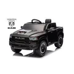 KIDSCOOL - Camioneta negro RAM1500 RHOsupertruck12V