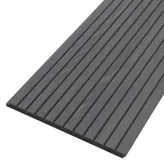 MASISA - Wall Panel Revestimiento MDF Micro Ripado R15 Roble Antracita 12x218x2480