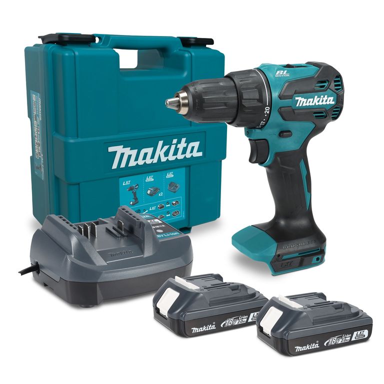 Taladro Percutor Inalámbrico 1/2" 18V + 2 Baterías + 1 Cargador a $129.990