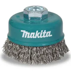 MAKITA - Grata Copa 3" M14 Inox Rizado Para Esmeril