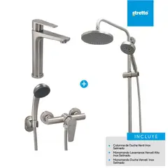 MOSAICO - Pack columna Venti + lavamanos y ducha Verceli