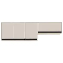 VEKKAHOME - Mueble aéreo koya 4 puertas