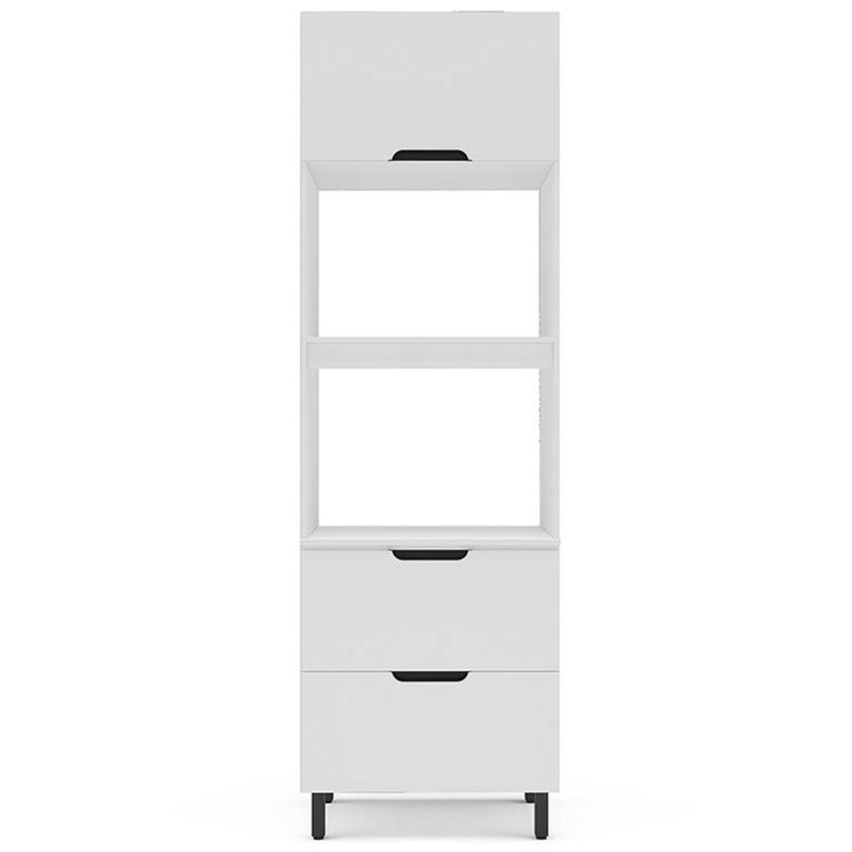 Mueble De Cocina Despensa Meena Blanco 2 Puertas 1 Cajón