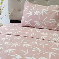 DORAL - Sabana PIEL DURAZNO 1.5 plazas 200 Hilos DISEÑOS