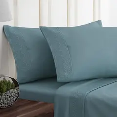 DORAL - Juego Sabanas Santorini 2 plazas 200 Hilos