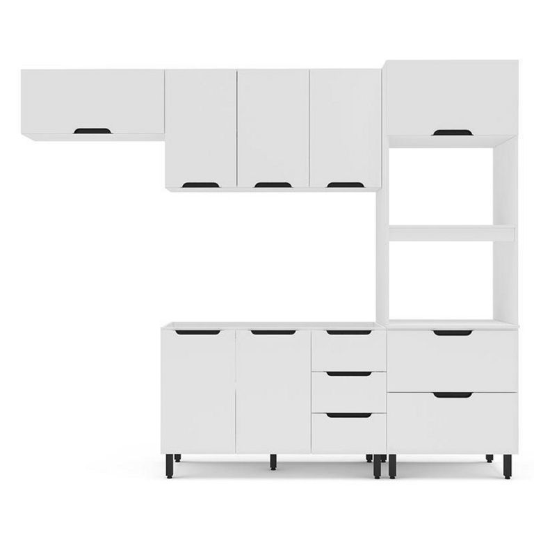 Mueble De Cocina Modular Meena Delta 8 Puertas 4 Cajones
