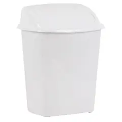SOGA - Papelero 7 Litros Plástico Blanco