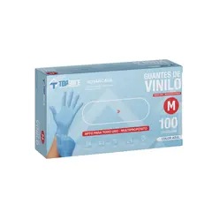 TOPSAFE - Guante de Nitrilo XL Azul