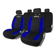 SPARCO - Funda Asiento Universal Automóvil Azul