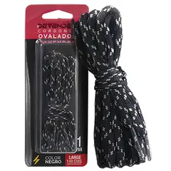 DEFENDER - Cordon ovalado negro Large