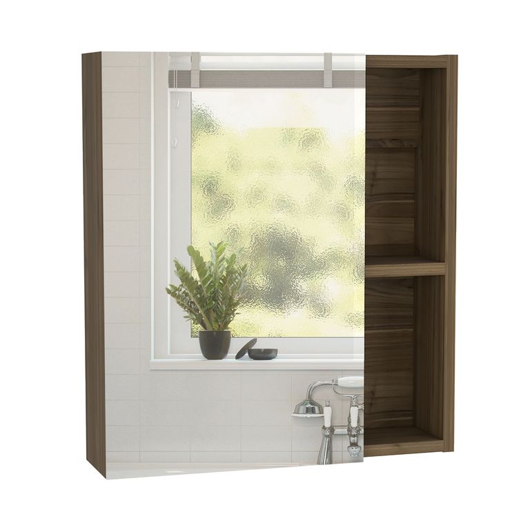 Botiquin Para Baño Labelle 49,7x45x12,5 Cm Con Espejo