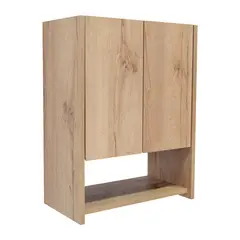 TUHOME - Botiquin Para Baño Ventus 60x45x25 Cm Duna Y Plomo