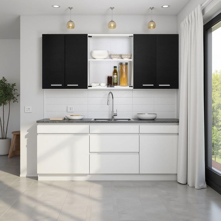 Mueble De Cocina Mural 150x60x31,5 Cm 6 Puertas