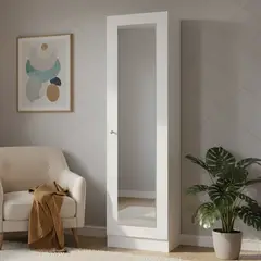 TUHOME - Clóset 1 Puerta(s) 3 Repisa(s) 49.1x180.8x30.2 cm