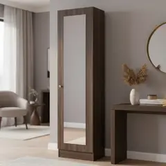 TUHOME - Clóset 1 Puerta(s) 3 Repisa(s) 49.1x180.8x30.2 cm
