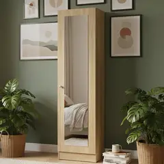 TUHOME - Clóset 1 Puerta(s) 3 Repisa(s) 49.1x180.8x30.2 cm