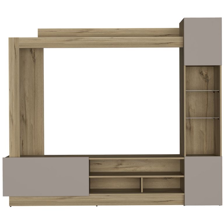Estante TV 65 " Nizza Duna/taupe 204.4x175.4x36.5 cm