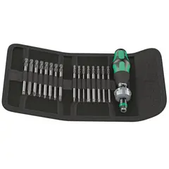 WERA - Set Destornillador y Puntas Kraftform Kompakt 60 RA Imperial