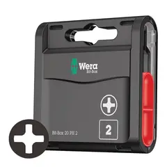 WERA - Caja Puntas PH1 (20) Bit-Box 851/1 PH2x25