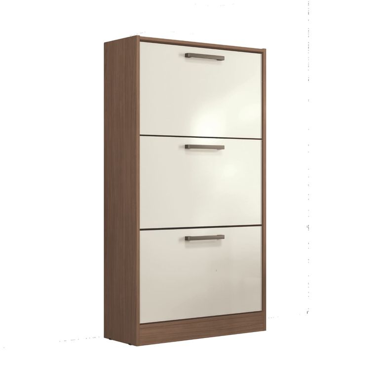 Zapatera MDP 3 Nivel(es) 68x127x25 cm Café/beige