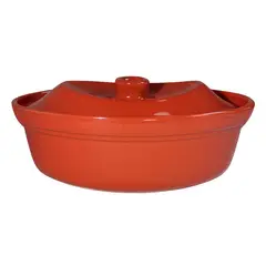 CLEVERWAY - Fuente Horno Oval con Tapa Rojo