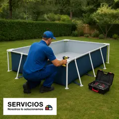 SERVICIOS HOGAR - Armado piscina capacidad menor a 3500 l