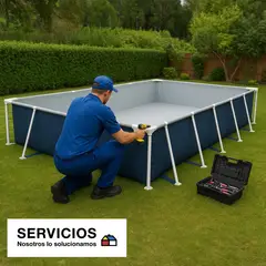 SERVICIOS HOGAR - Armado piscina capacidad entre 3500 y 15000 l