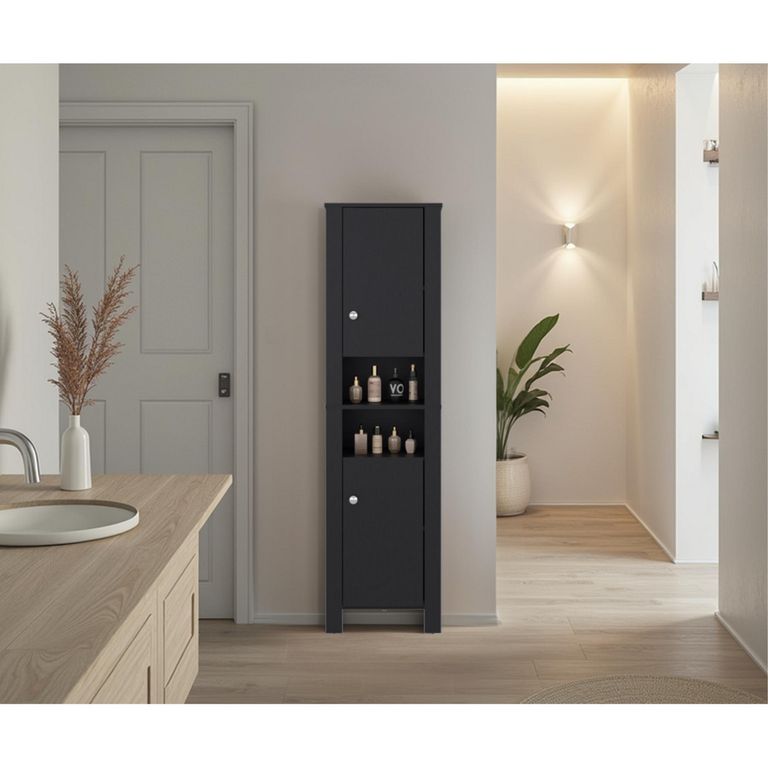 Mueble de baño Melamina 5 Nivel(es) 44.1x160.7x27.6 cm WENGUE
