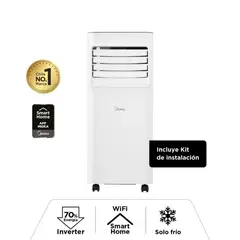 MIDEA - Aire Acondicionado 9000 BTU MPPA-09CRN7