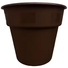 VITALY - Macetero de Plástico 25x21 cm Chocolate