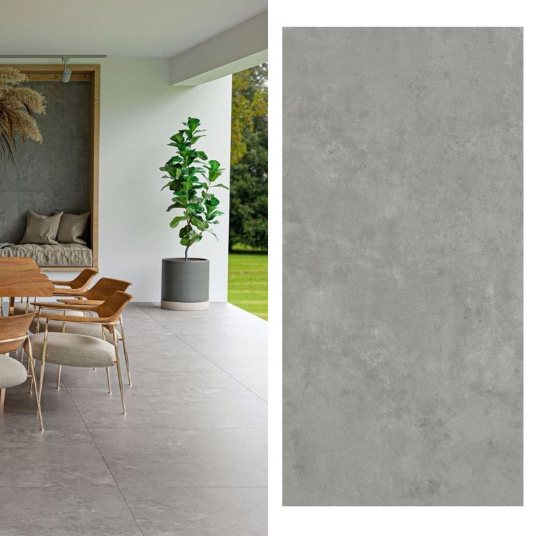 Cerámica 62x122 cm Gran District Gray Out Gris 2.28 m2