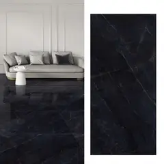 GENERICO - Porcelanato 60x120 cm Armani Black Black 1.44 m2
