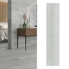 GENERICO - Porcelanato 23x120 cm Baywood Pearl Gris claro 1.66 m2