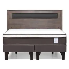 ROSEN - Cama Europea New Style 4 Plus 2 plazas Respaldo Ferrara