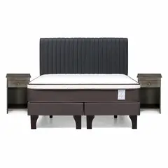 ROSEN - Cama Europea New Style 4 Plus 2 plazas Muebles Rachel