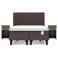 ROSEN - Cama Europea New Style 4 Plus 2 plazas Muebles Rachel