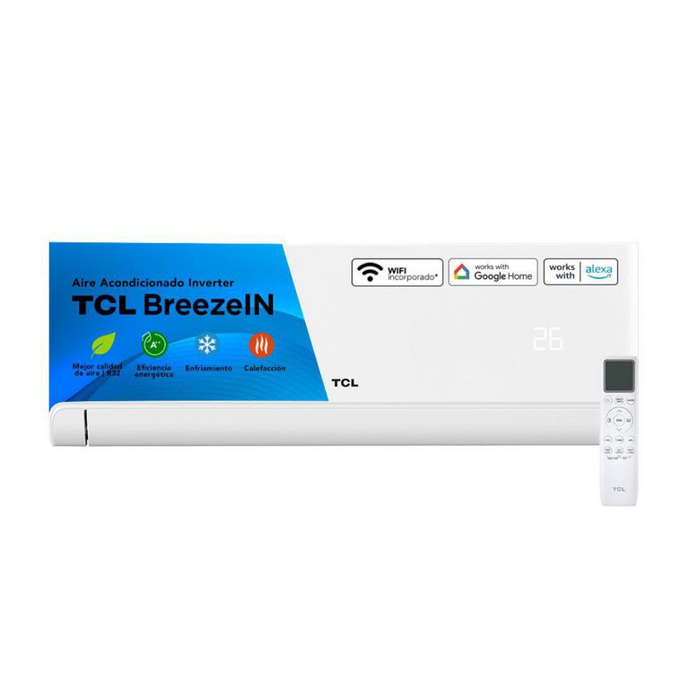 Aire Acondicionado Inverter BreezIN 18000 BTU Wifi