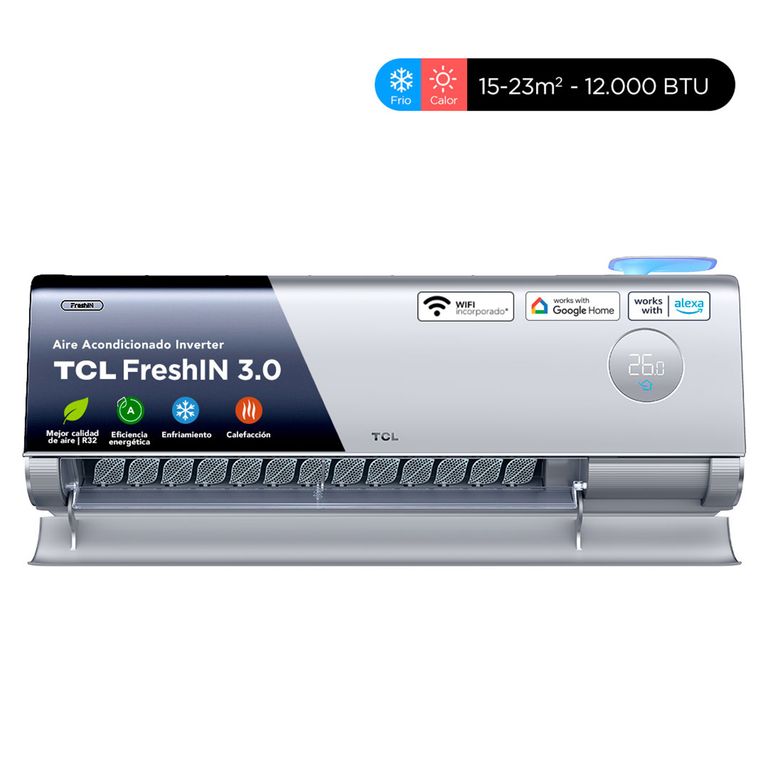 Aire Acondicionado Inverter FreshIN 12000 BTU Wifi